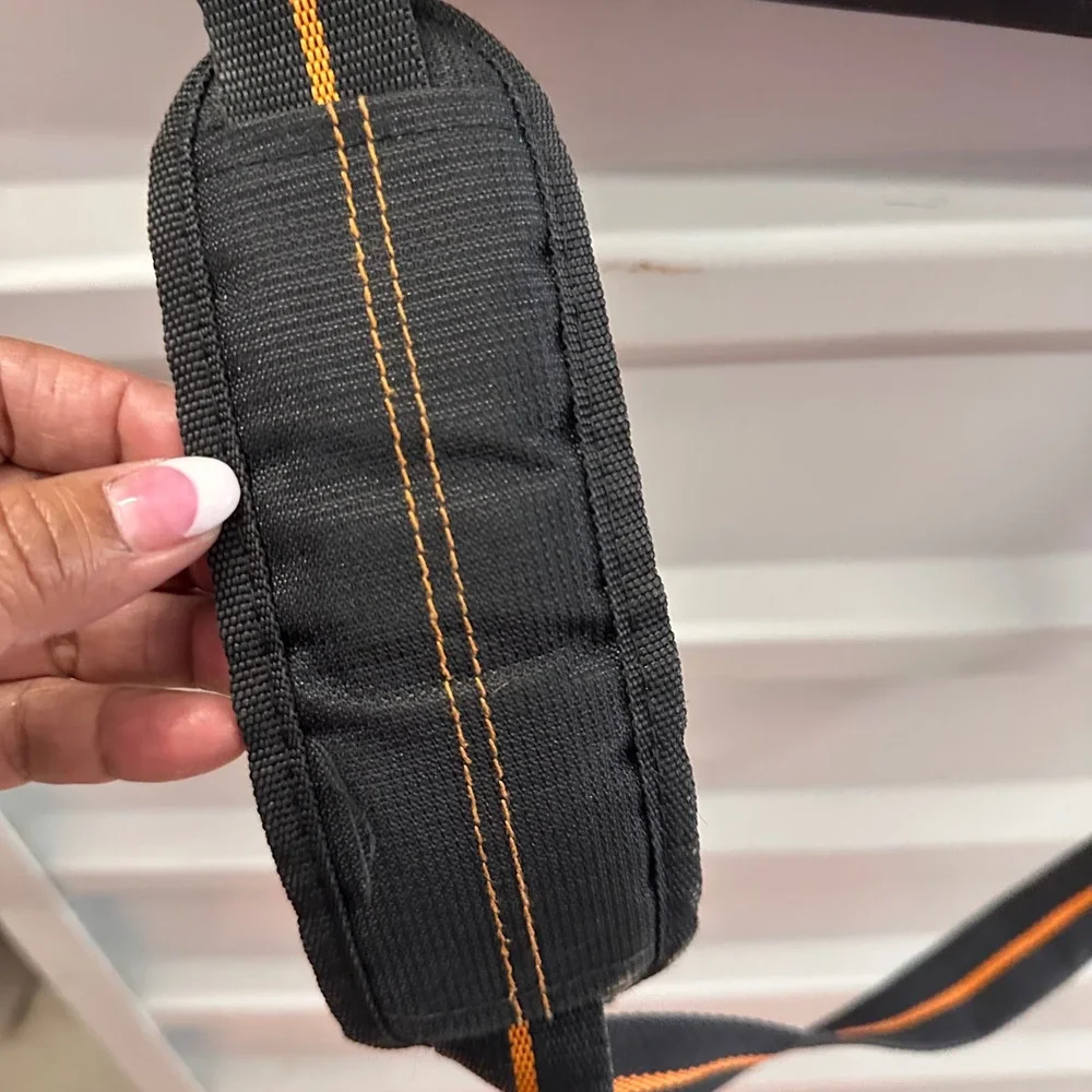 Solo Black Laptop‎ Briefcase Messenger Bag Orange Interior Padded Laptop Sleeve